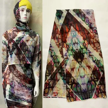 

micle best price Purple and Yellow embroidered African cotton lace fabric Swiss voile lace French lace for wedding party