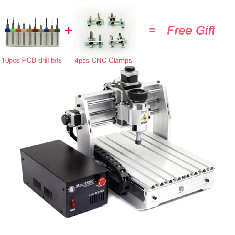 

LY new arrive Mini 2520T 3 axis LPT port CNC Router Engraver/ Milling Machine