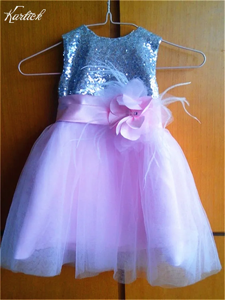 

Brand New Flower Girl Dresses with Flower Fashion Party Pageant Communion Dress Little Girls Kids/Children Dress for Wedding