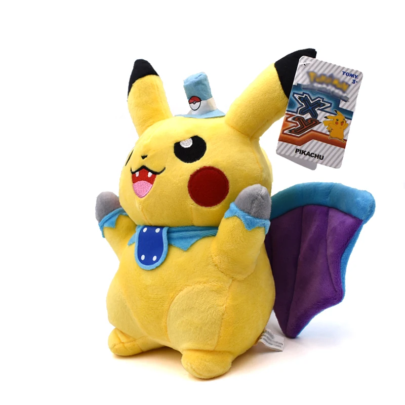 Takara Tomy Покемон плюшевое японское аниме PIKACHU косплей вампир 25 см кукла игрушки мягкие отличный подарок