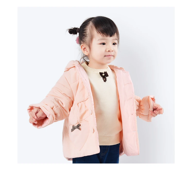 Dinstry/зимняя одежда плотное хлопковое пальто для девочек зимнее пальто для девочек от 1 до 4 лет хлопковая куртка детская зимняя куртка