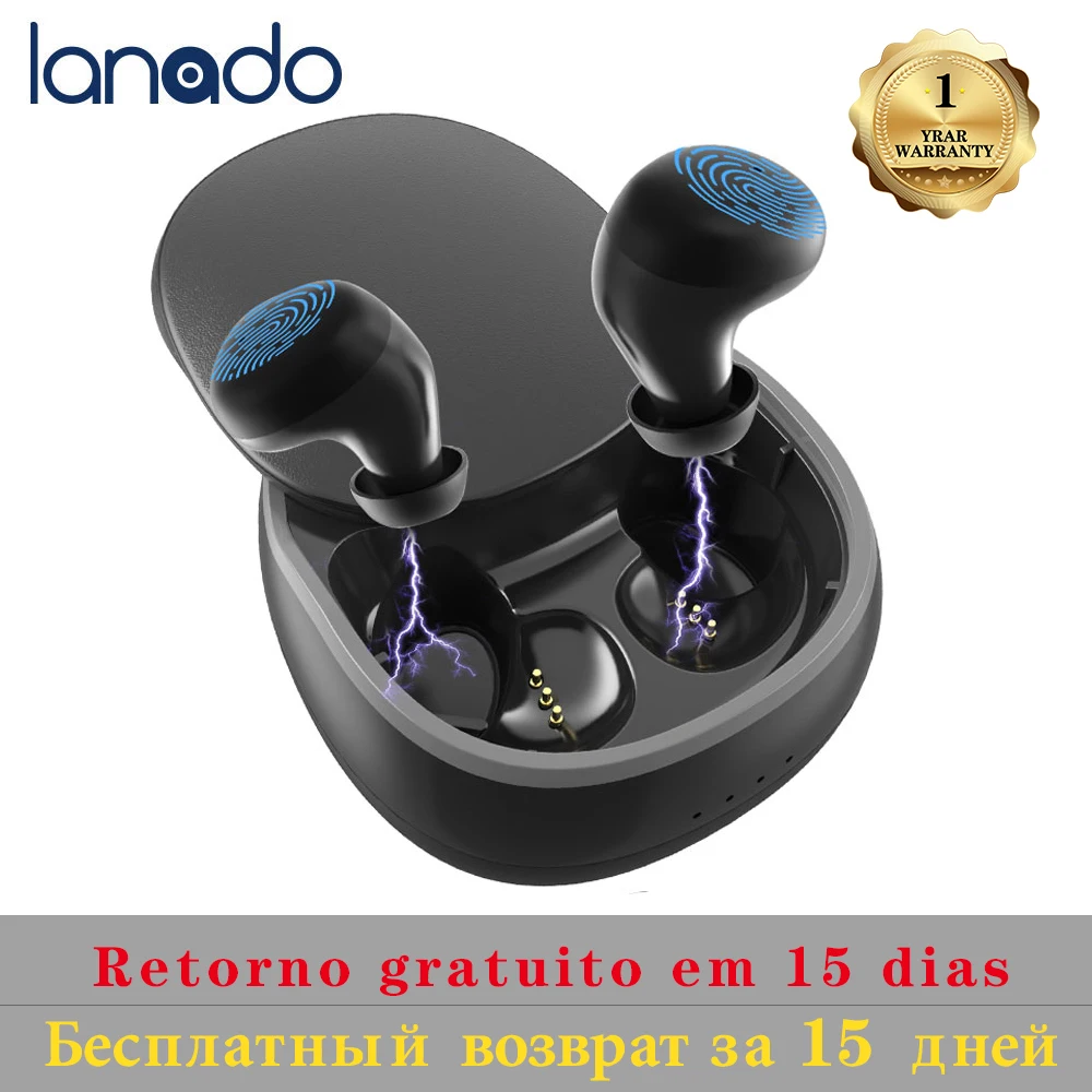 TWS-наушники Lanado с поддержкой Bluetooth 5 0 и системой ШПД | Компьютеры офис