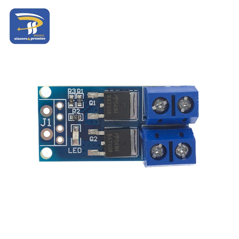 Высокая Мощность 15A 400 Вт MOSFET триггер переключениt приводной модуль ШИМ-регулятор электронный переключатель Управление Панель DC 5 V-36 V