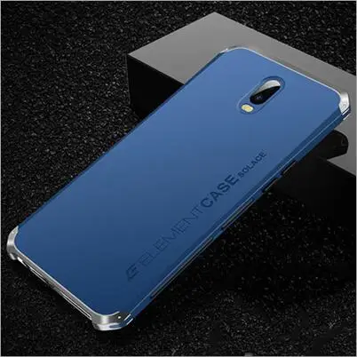 Blue Sliver Металлический каркас телефона чехол для OPPO R17 тонкий жесткий алюминиевый Гибридный ПК корпус для OPPO R 17 Чехлы для OPPOR17 Funda - Цвет: Blue Sliver