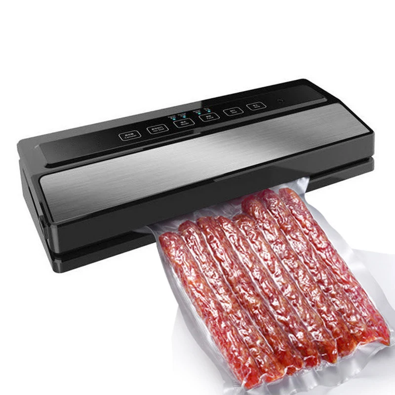 US $84.74 Fully Automatic Best Vacuum Sealer Packing Electric Food Vacuum Sealer Bags 30cm Best Vacuum Packer for Food Household 220V