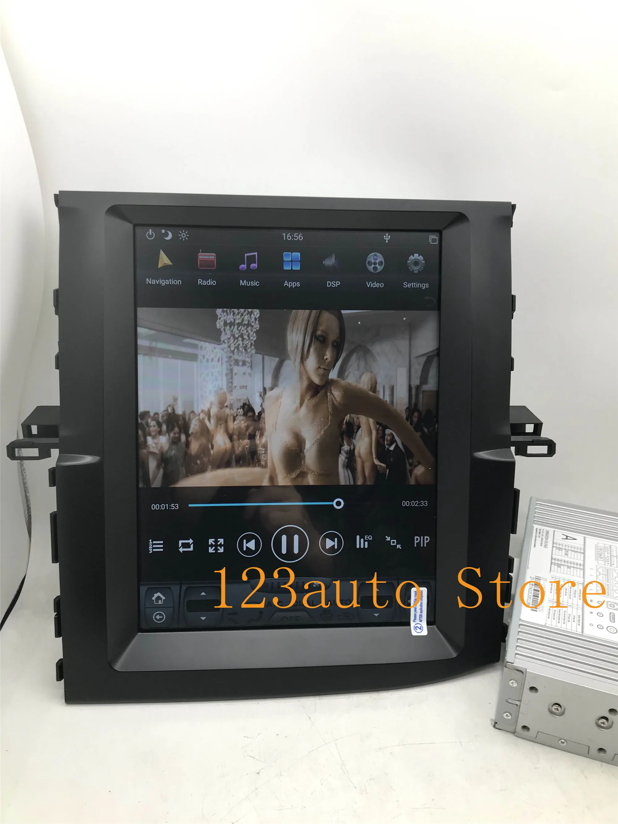 12 1 ''вертикальный экран Tesla Style Android 9 0 автомобильный DVD GPS навигатор плеер для