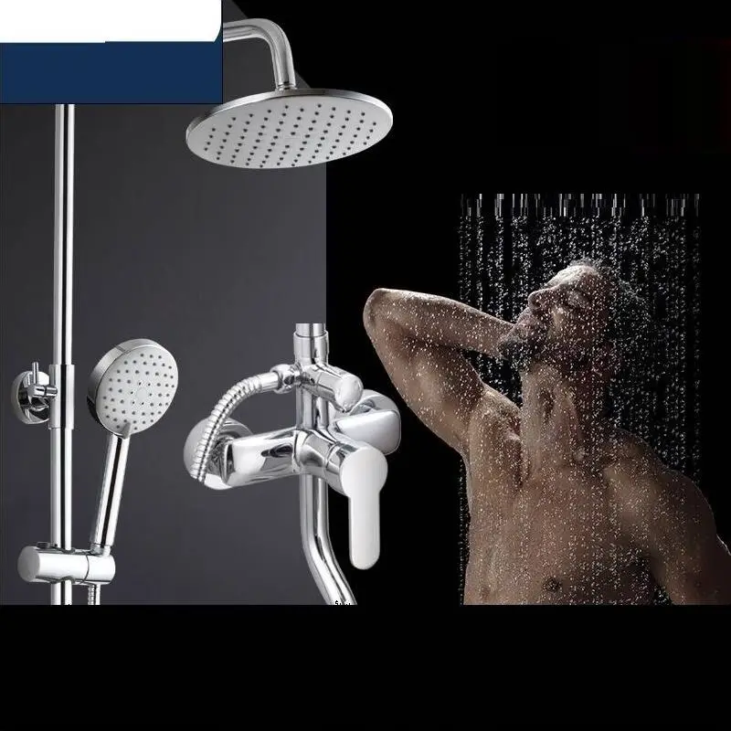 Doucheset Piscina Dusche Conjunto De Regendouche Panel Preto Choveiro Ducha Eletrico Do Banheiro Chuveiro Bathroom Shower System