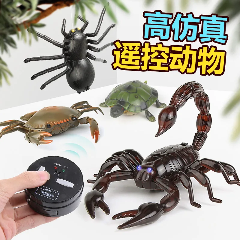 Tricky toy remote control scorpion novel strange simulation crab turtle spider Amazon spoof | Игрушки и хобби