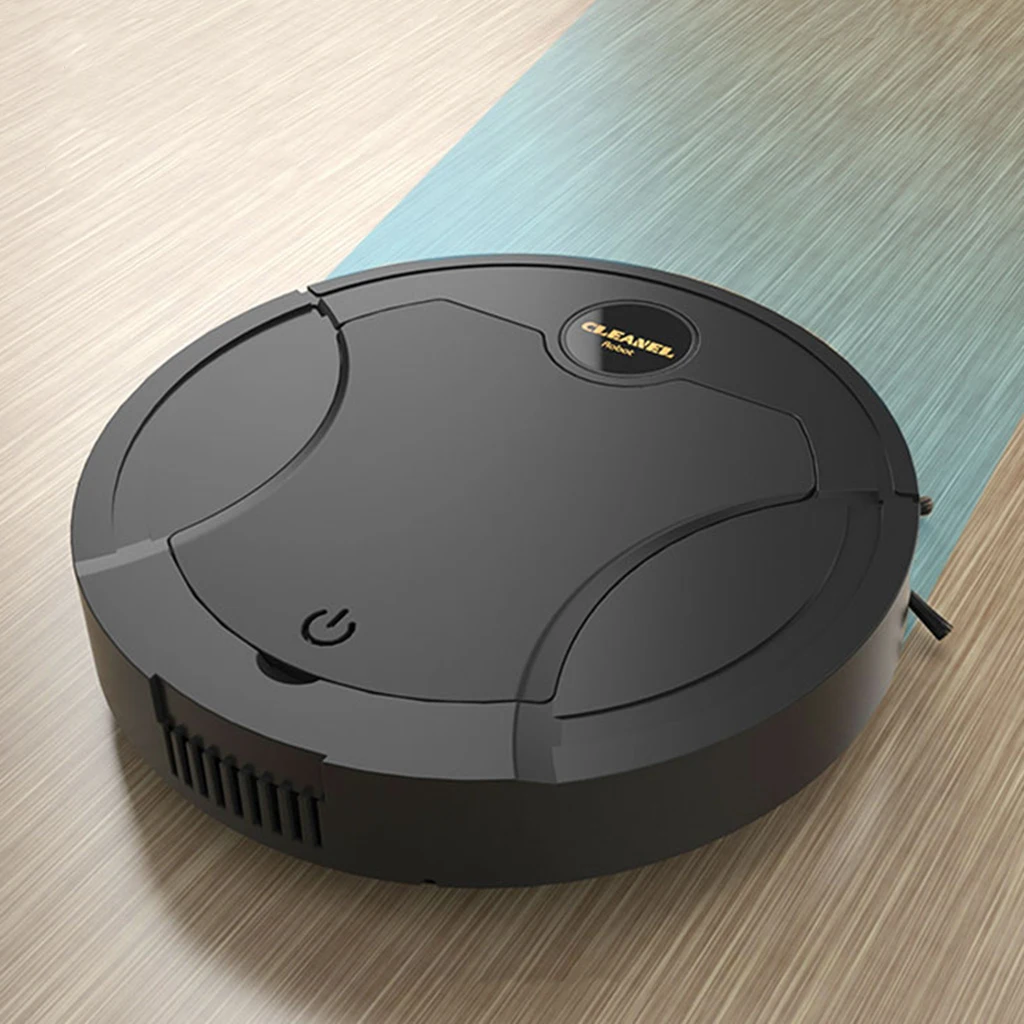 Smart Robot Vacuum Cleaner USB Charging Home Floor Sweeper Multifunctional UV Disinfection Lamp Spray Humidification