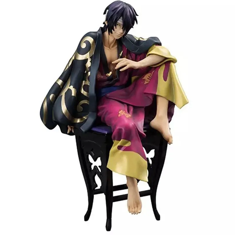 Японского аниме гинтама «Серебряная душа» MegaHouse G.E.M Takasugi Shinsuke ПВХ фигурка Коллекционная модель игрушки A164