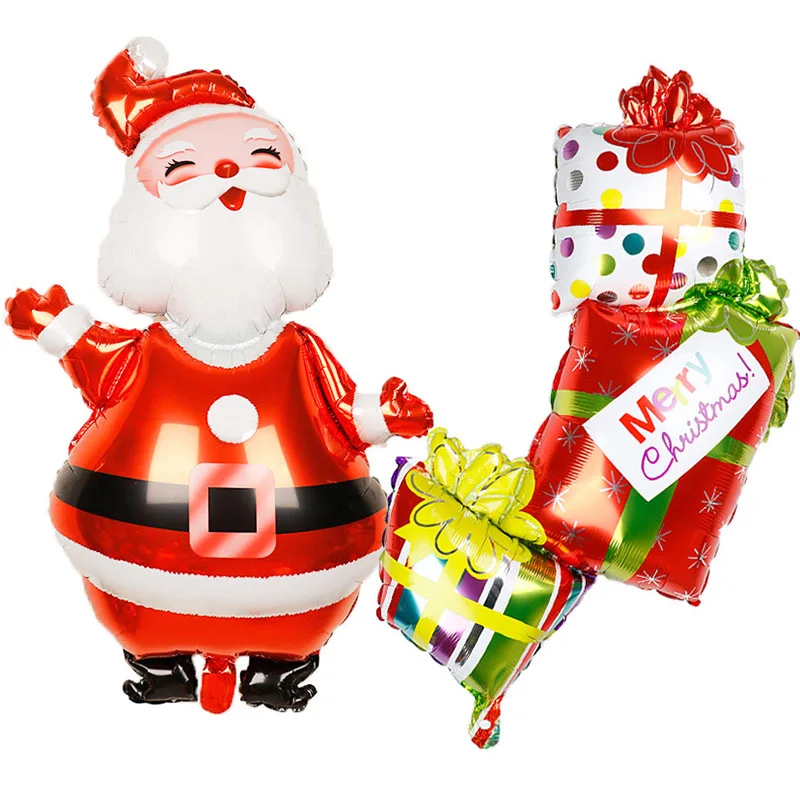 Фольгированные воздушные шары с надписью Merry Christmas|Украшения своими руками для