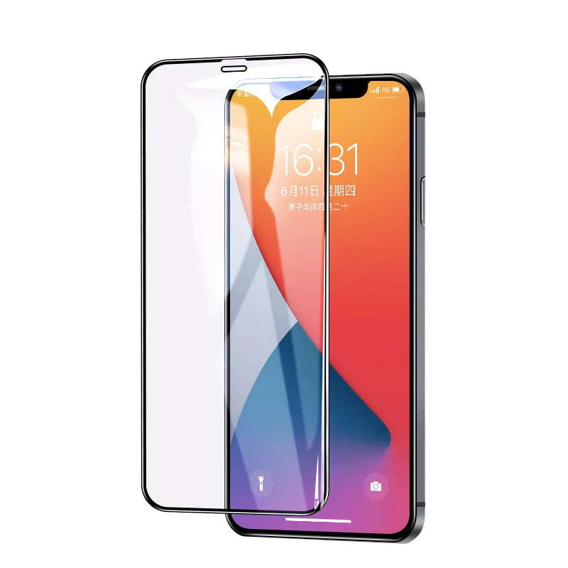 Полное покрытие Защитное стекло для iPhone 12 Mini 11 Pro Max SE XR Защита экрана 7 8 6 Plus