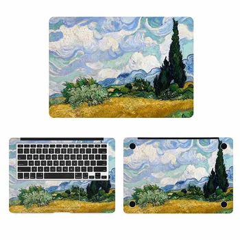 

Wheat Field with Cypress Van Gogh Painting Full Cover Skin for Macbook Pro Air Retina 11 12 13 15 inch Mac Decal Laptop Sticker