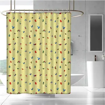 

3D Printed Shower Curtain Hotel Quality, Machine Washable