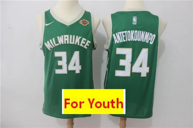 А+++ качество Молодежный взрослый#34 Giannis Antetokounmpo детский трикотаж