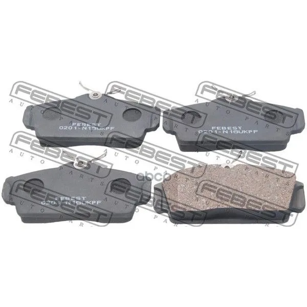 Колодки Тормозные | Перед Прав/Лев | Nissan Almera Uk Make N16e 2000.02-2006.11 [El] Febest арт. 0201N16UKPF