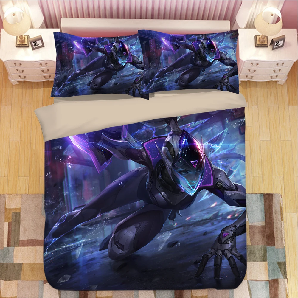 League of Legend, постельное белье, пододеяльники, наволочки, одеяла, League of Legend, комплекты постельного белья, льняное постельное белье, Комплект постельного белья