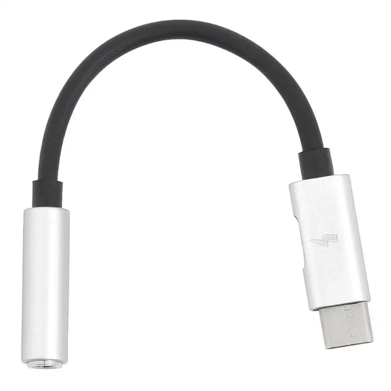 Серебристый 2 в 1 usb type C до 3,5 мм кабель аудио для прослушивания музыки и звонков 1.5A адаптер для зарядки - Цвет: Серебристый