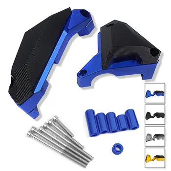 

Motorcycles Left&Right CNC ALUMINUM Engine Cover Crash Pads Protector Frame Sliders For YAMAHA MT 07 MT-07 FZ7 2014-2016 2015