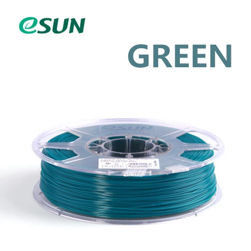 ESUN 1,75 мм красный ABS/ABS PRO(ABS+) нить для 3d принтера 1 кг выбор цветов материал для 3D печати для 3d принтера s - Цвет: ABS 1kg GREEN