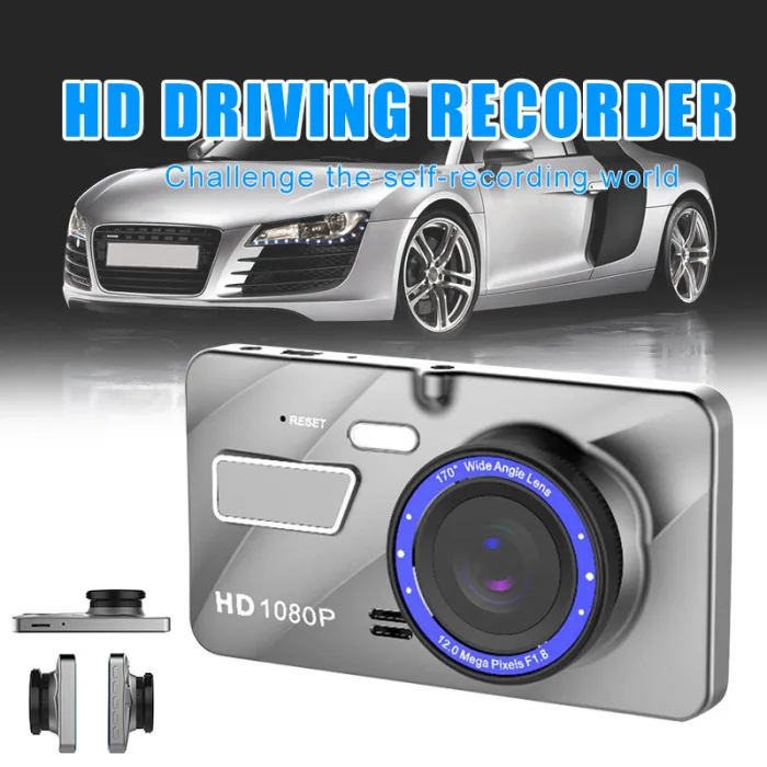4 дюйма вождения Регистраторы автомобиля на приборной панели для Камера s ЖК-дисплей Дисплей видео Камера Широкий формат UY8