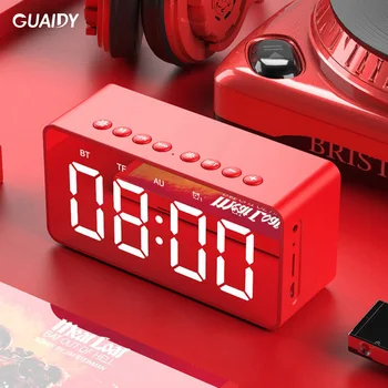 

Mirror Screen Bluetooth V5.0 Speaker Wireless TF Card Handsfree 4D Stereo Music Surround Portable For Mobile Phone Compatible