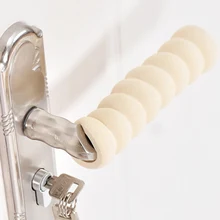 Защитная крышка с ручкой, дверная ручка для комнаты, защитная дверь, случайная Детская безопасность, Товары для детей, чехлы, спиральная защита от столкновений