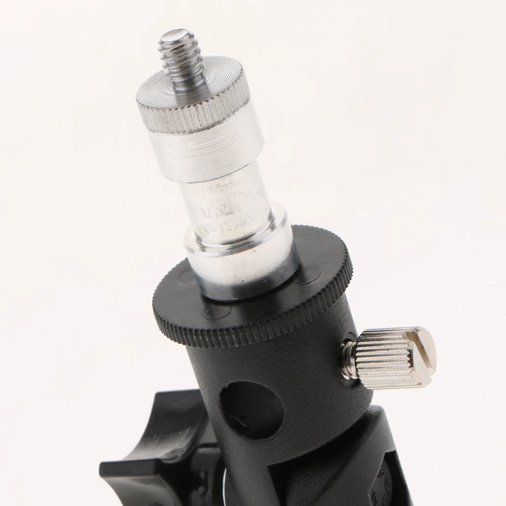 Camera Speed Light Stand Flash Hot Shoe Umbrella Bracket Swivel Tripod Mount Adapter for Canon Nikon DSLR