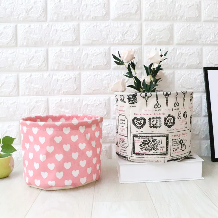 DIY Настольная корзина для хранения всякой всячины Нижнее белье коробка для хранения игрушек косметический ящик для хранения книг канцелярский контейнер корзина для белья