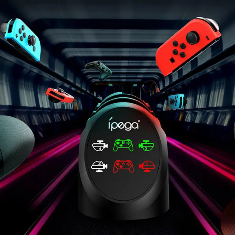 6 в 1 зарядная док-станция для rend Switch Joy Con NS Pro контроллер USB2.0 для N-Switch док-станция Держатель подставка