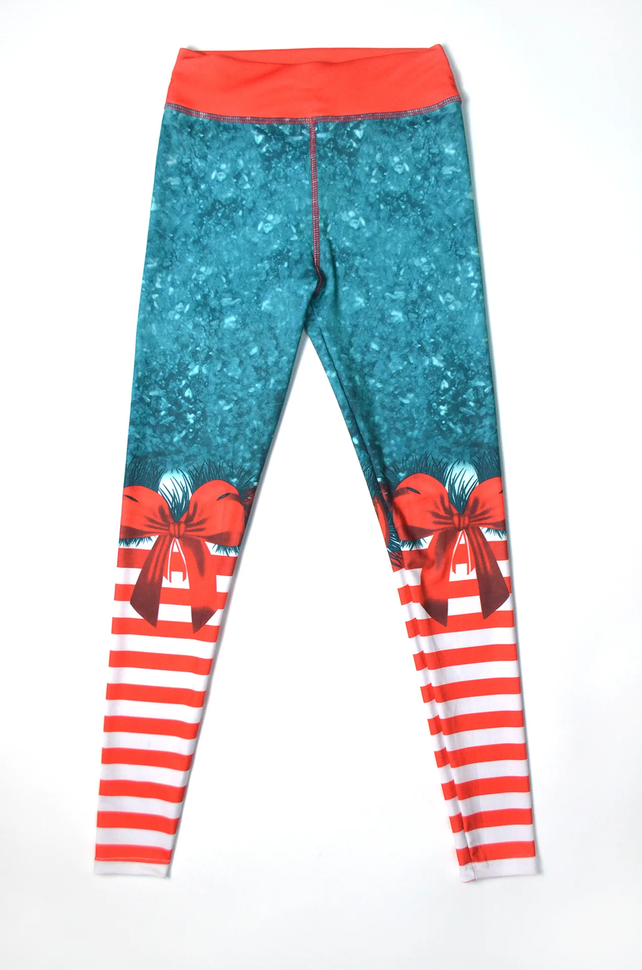 Pantalones de Navidad para Mujer señora Повседневное elasticidad; обтягивающие леггинсы Mujer Альта cintura entrenamiento estampado pantalones