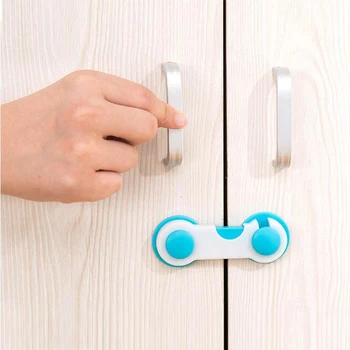 

2Pcs Child Security Protective Device Kids Toys Box Drawer Cupboard Cabinet Wardrobe Door Fridge Lock Safety Toys For Boys Girls