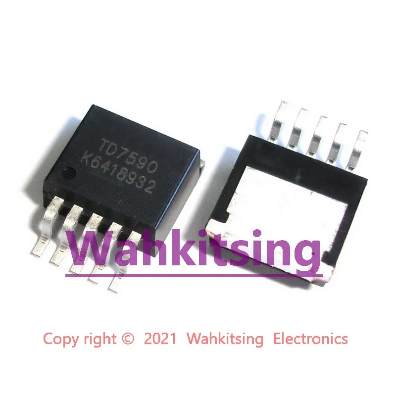5 шт. TD7590 TO-263-5L 5A 240 кГц 36 в PWM понижающий чип преобразователя постоянного