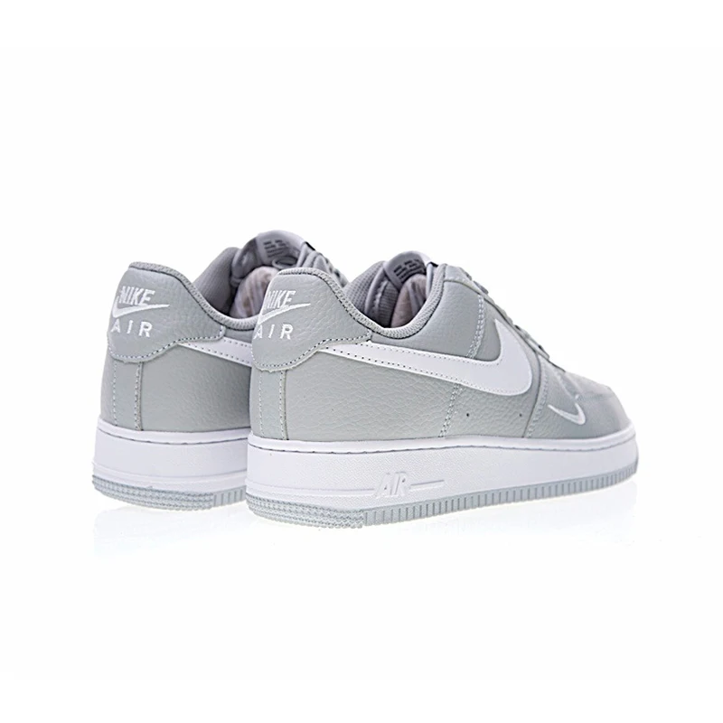 Оригинальные подлинные мужские кроссовки для скейтбординга от Nike Air Force 1 Mini Swoosh, дизайнерские спортивные кроссовки, новинка 820266-021
