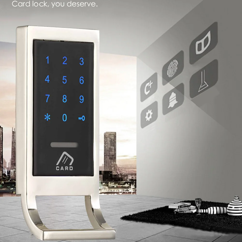 Home Password Lock Travel Bag Electric Cabinet Drawer Keypad Touch Smart Anti Theft Sensitive Digital Swiping Card Mini Security