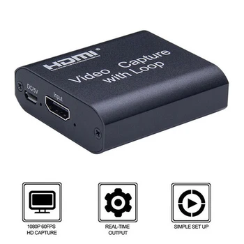 

USB 3.0 To HDMI HD 1080P Adapter 4K Full HD Video Card Free Drive Portable Broadcast Game Recording Computer Accessory