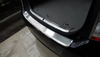 

For Toyota PRIUS Chrome Stainless Car Trunk Tail gate lid Covers Trim Rear bumper protector cover Car Styling Sticker