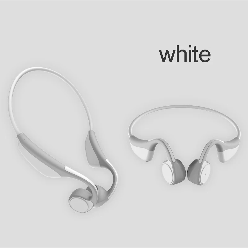 White Высокое качество V9 Беспроводной Bluetooth 5,0 наушники с костной проводимостью спортивные стереонаушники - Цвет: White