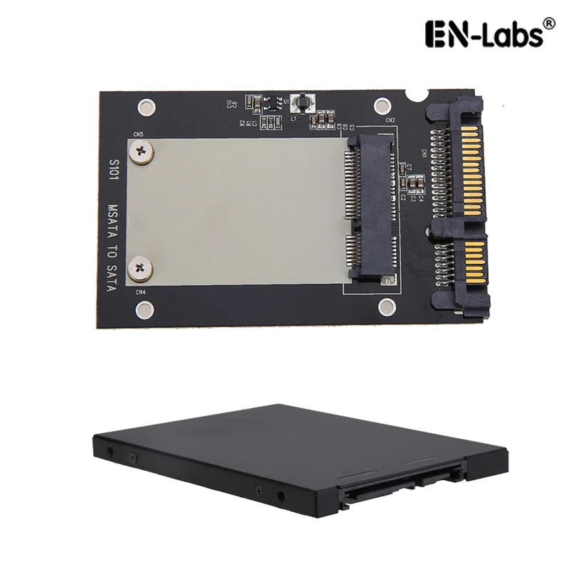 Переходник mSATA на 2 5-дюймовый SATA 3 0 с 7 мм SSD корпус чехол 5 &quotSATA III 3050 мини-карта