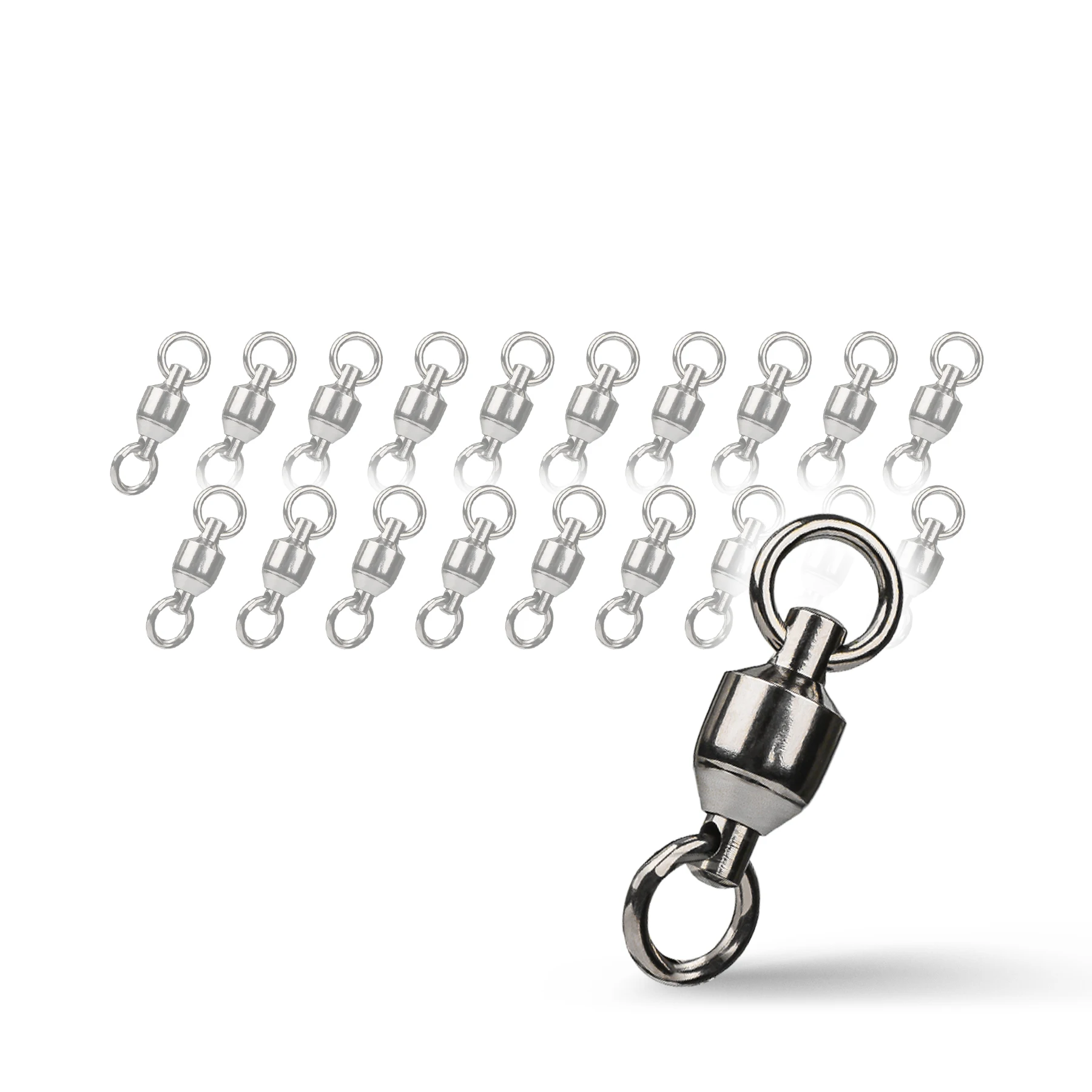 

Booms Fishing BB2 Ball Bearing Swivels with Welded Rings