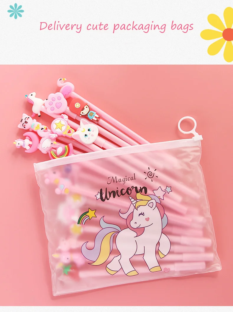 20Pcs/Set Gel Pen Unicorn Pen Stationery Kawaii School Supplies 7 H340f47e6d2514d85a8892e28d737da80F