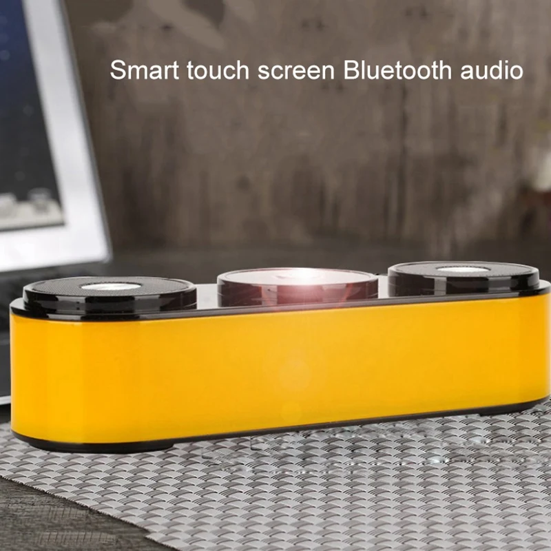 MOOL уникальный внешний вид двойной динамик Интеллектуальный пресс-пресс Bluetooth динамик
