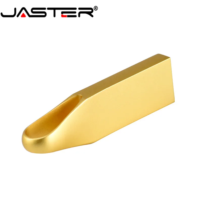 JASTER(более 10 шт. бесплатный логотип) USB 2,0 металлический серебристый золотой usb флеш-накопитель 4 ГБ 8 ГБ 16 ГБ 32 ГБ 64 ГБ 128 ГБ флеш-накопитель в подарок