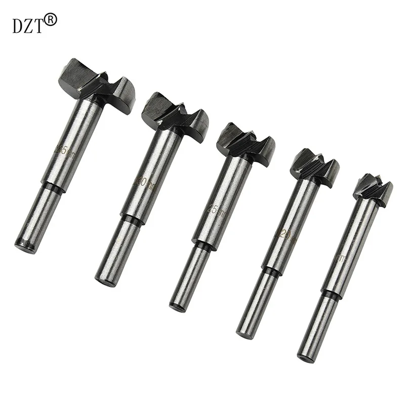 5pc Woodworking Forstner Drill/Woodworking Hole Saw/High-Speed Steel Punch Hard Carpentry Drill