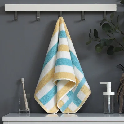 pattern3 3 шт. 34*76 см полосатые хлопковые полотенца для ванной для взрослых ткань для мужчин и женщин Путешествия супервпитывающее полотенце душ для дома ванная комната - Цвет: pattern3