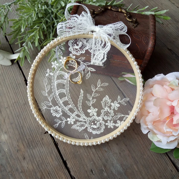 Свадебные аксессуары ручной работы кольцо Коробка кольцо творческие свадебные ремесла