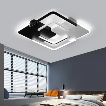 

New Arrival Modern LED Square Celling Lights For Living Room Bedroom Study Remote Control Lamparas De Techo Moderna Indoor Home
