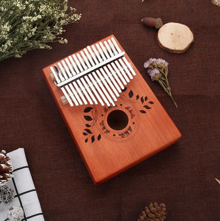 Портативная клавиатура Kalimba Mbira Sanza 17 регулирует большой палец пианино в