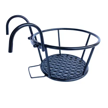 

Hanging Planters Basket Metal Detachable Railing Flower Pot Rack Iron Art Plant Holder for Home Porches Patio Indoor Outdoor