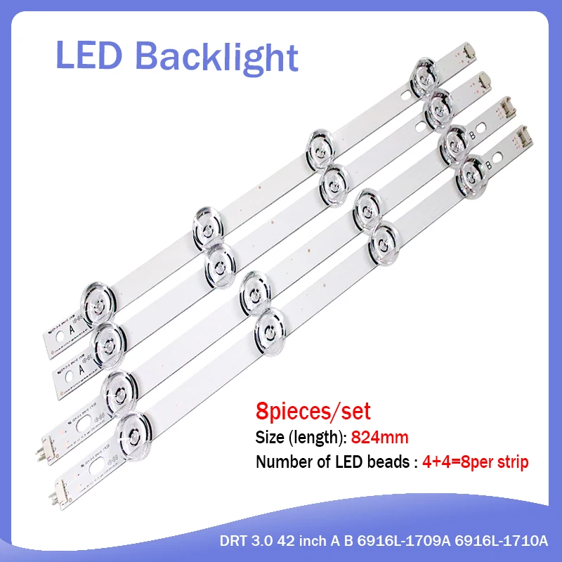 Conduzida da Luz de Fundo Brandnew para Lc420due Barra Innotek Drt 3.0 42 -tipo 6916l 1709b 1710b 1957e 1956a lg tv Lg42lb580v